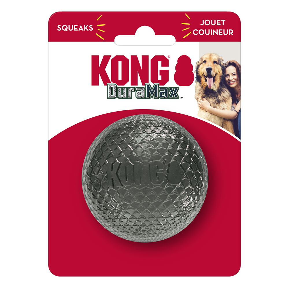 Kong Duramax Squeaker Toy For Dogs - Ball 1 X Medium